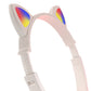 Gaming Cat Ear Adjustable Headphones LED Lights Wired Headset