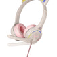 Gaming Cat Ear Adjustable Headphones LED Lights Wired Headset