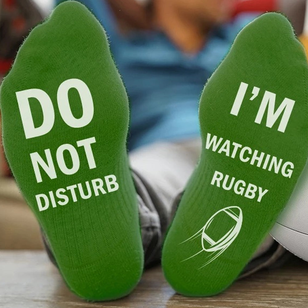 Pair of Rugby Socks Unisex Socks Mid-tube Socks