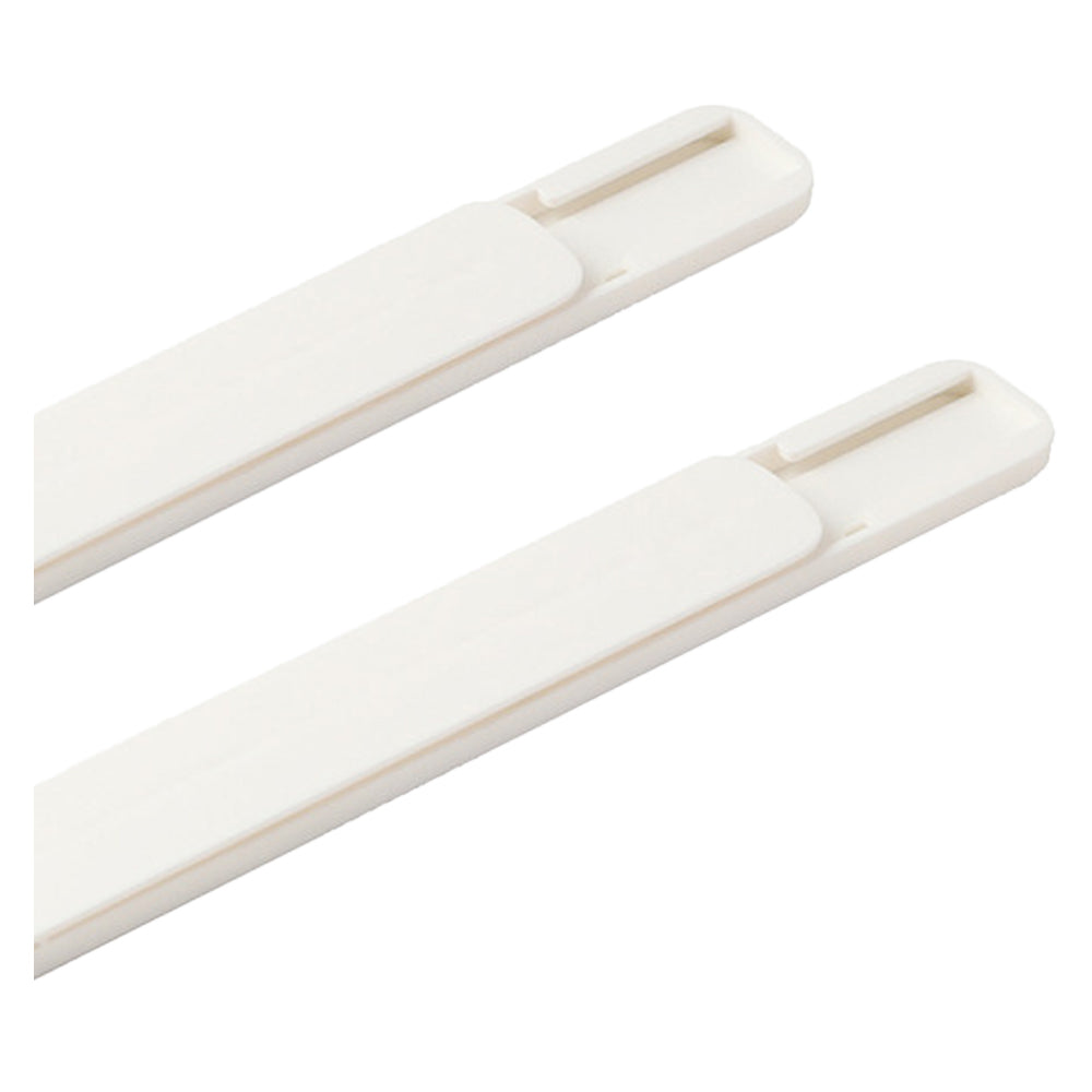 2Pcs DIY Telescopic Track Drawer Organizers for Kitchen Cabinet