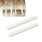 2Pcs DIY Telescopic Track Drawer Organizers for Kitchen Cabinet