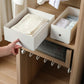 2Pcs DIY Telescopic Track Drawer Organizers for Kitchen Cabinet
