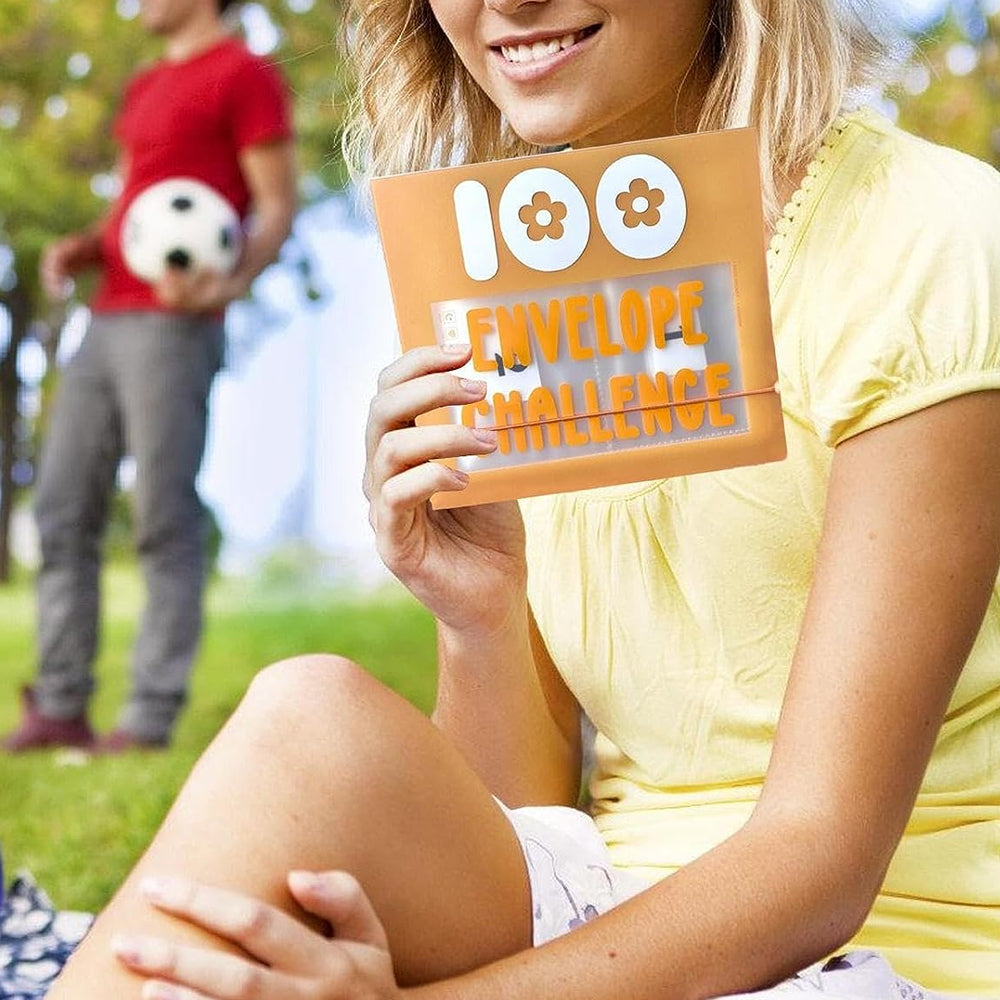 100 Envelope Challenge Binder Money Saving Storage Binder Fun Way to Save Money