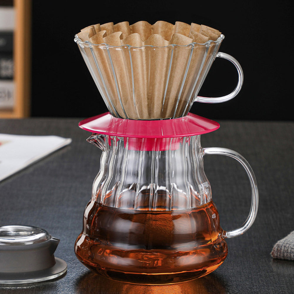 50 Sheets Disposable Basket Coffee Filters Paper for Drip Coffee Maker