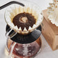 50 Sheets Disposable Basket Coffee Filters Paper for Drip Coffee Maker