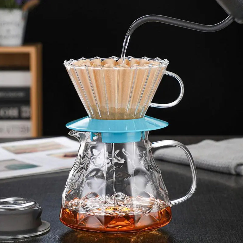 50 Sheets Disposable Basket Coffee Filters Paper for Drip Coffee Maker