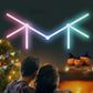 Smart RGB Music Wall Lights Bar Works with Alexa and Google Assistant for Gaming Room Decor