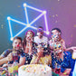 Smart RGB Music Wall Lights Bar Works with Alexa and Google Assistant for Gaming Room Decor