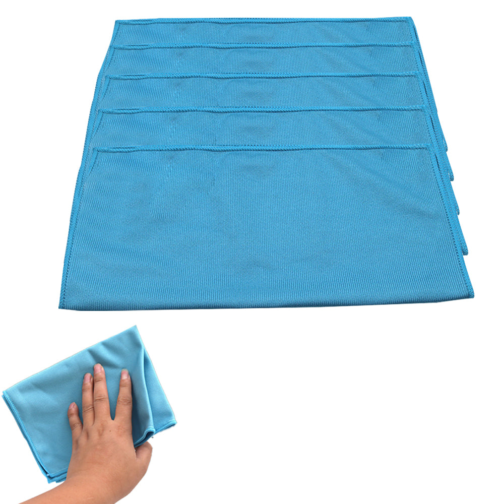 5Pcs 30X30CM Microfiber Cloths for Home Cleaning