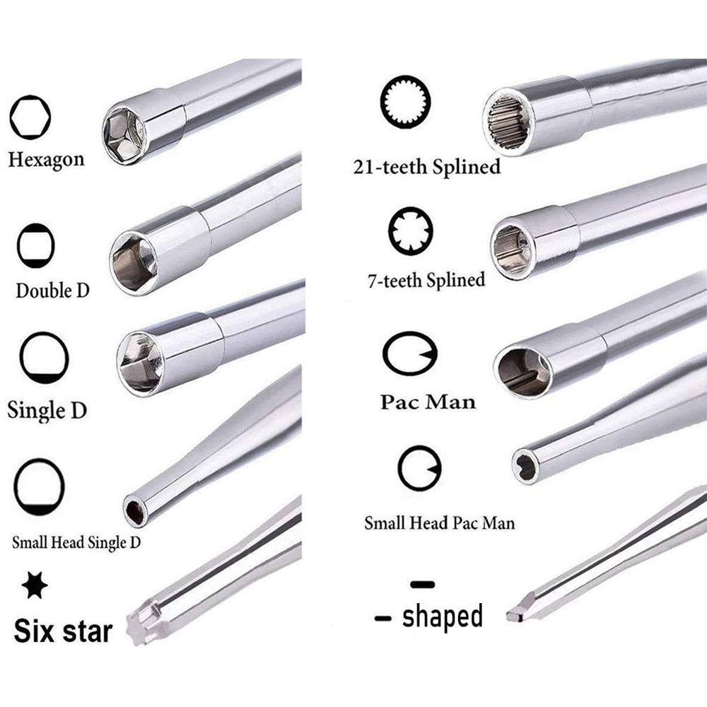 10x Handle Carburetor Adjustment Tool Kit Adjusting Carb Screwdriver Set