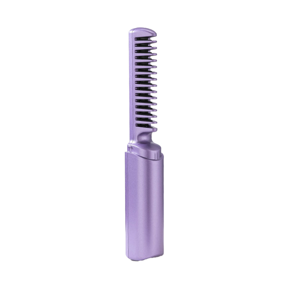 Portable Hair Straightener Comb Rechargeable Mini Hair Straightener