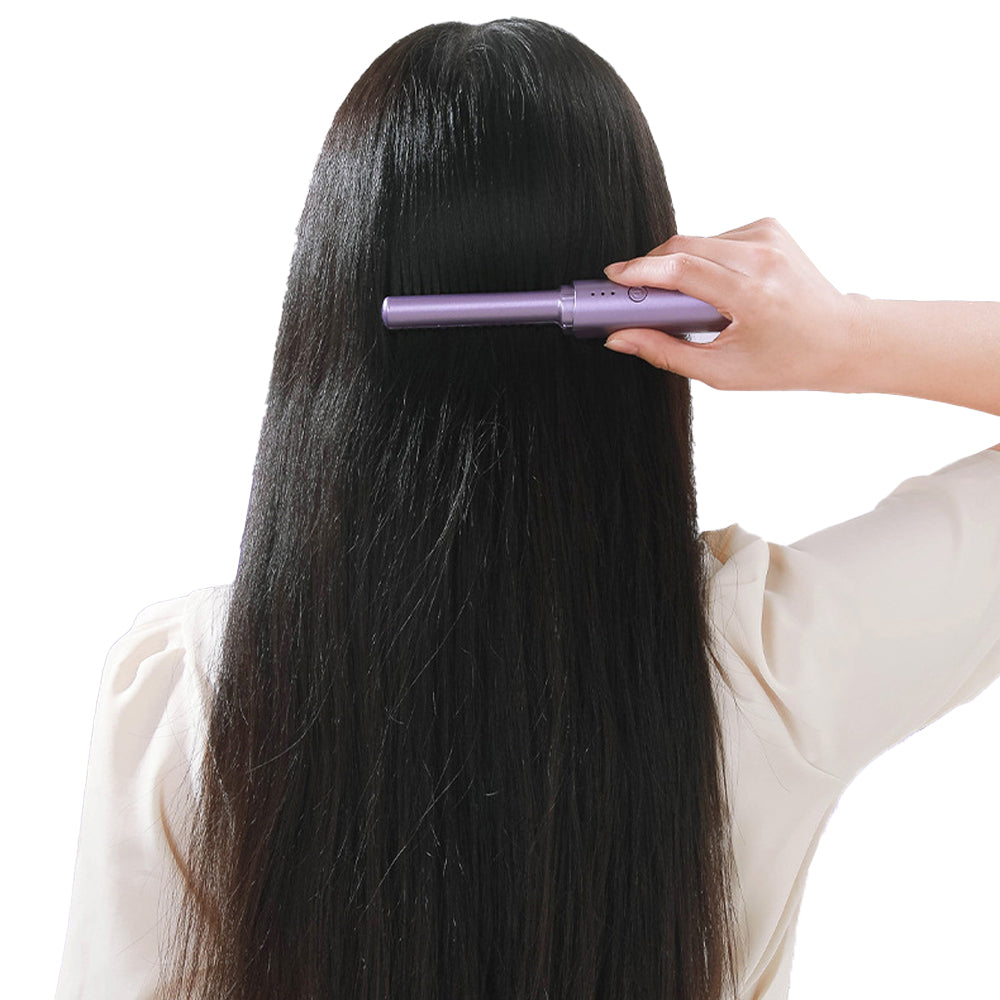 Portable Hair Straightener Comb Rechargeable Mini Hair Straightener