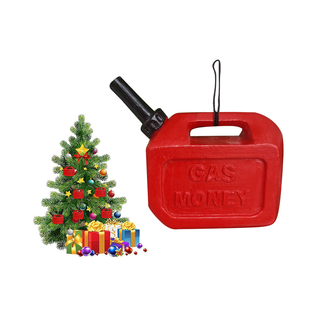 Christmas Gas Can Ornament Red Gasoline Barrels Decoration Xmas Tree Hanging Decor
