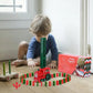 Kids Christmas Domino Electric Train Toy Set with Sound Kids Construction Stacking Toys