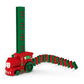 Kids Christmas Domino Electric Train Toy Set with Sound Kids Construction Stacking Toys