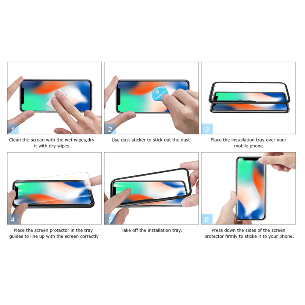 Tempered Glass Screen Protector with full-frame Lens Protector For iPhone 15 pro max