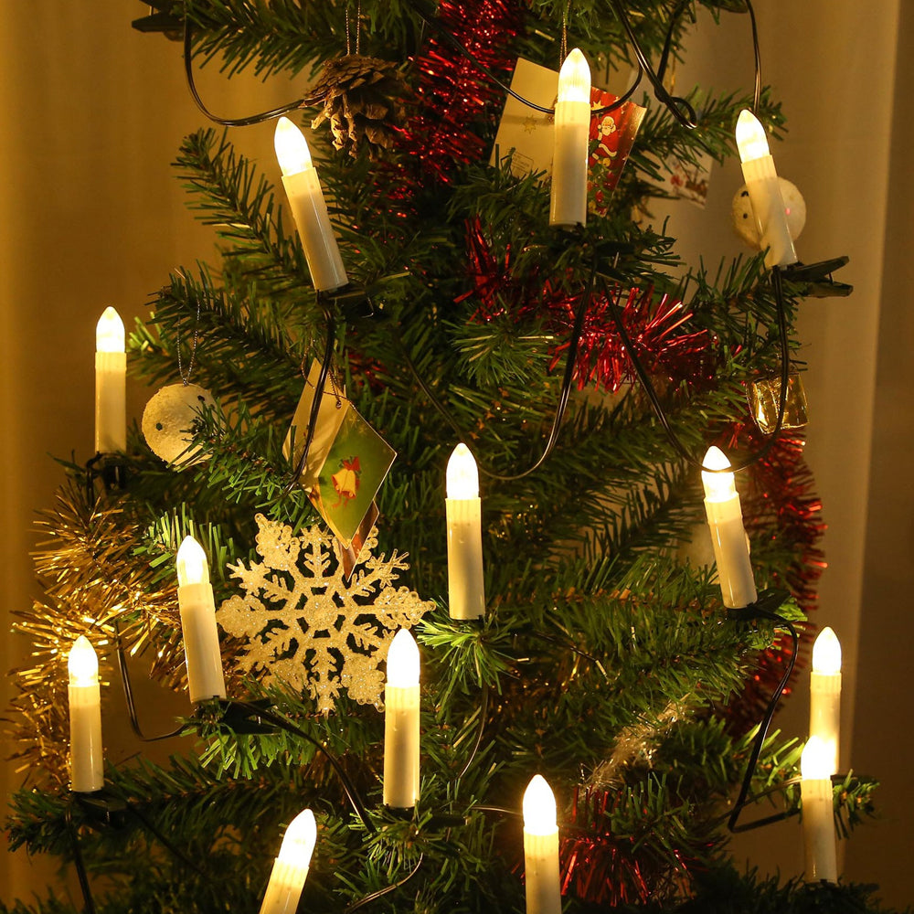20LED Warm String Lights Indoor LED String Lights Clip On Christmas Tree