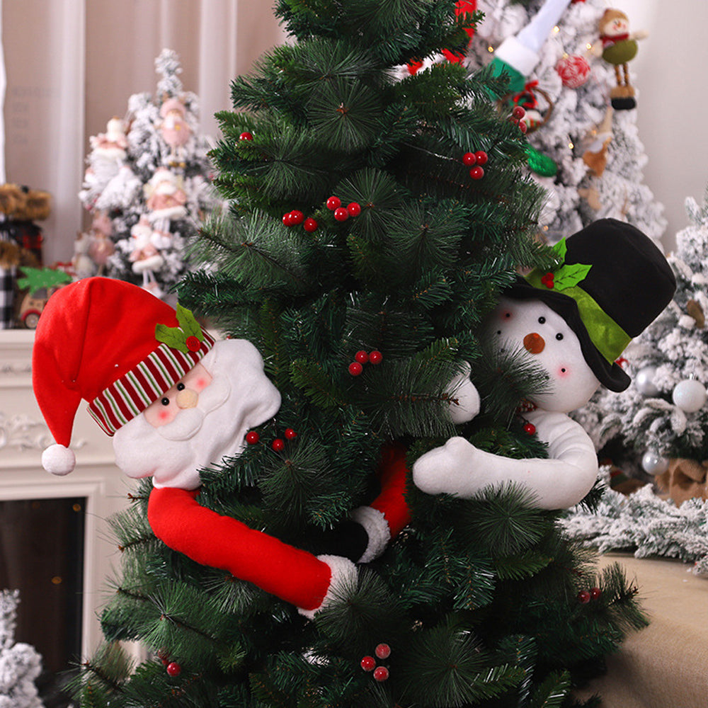 Cute Hugs The Xmas Tree Doll Reusable Christmas Tree Ornament for Christmas Tree