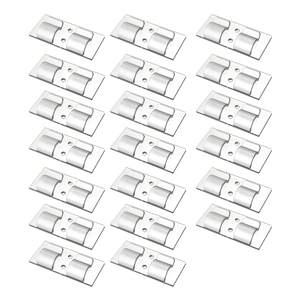 20Pcs Hooks for Outdoor String Lights Clips Adhesive Strips for Hanging Christmas Light