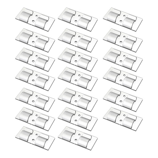 20Pcs Hooks for Outdoor String Lights Clips Adhesive Strips for Hanging Christmas Light