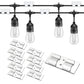20Pcs Hooks for Outdoor String Lights Clips Adhesive Strips for Hanging Christmas Light