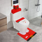 Christmas Toilet Seat Cover Set Decorations Xmas Bathroom Decor Home Indoor Decor