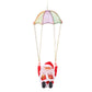 Electric Santa Claus with Parachute Christmas Tree Hanging Ornaments-Somersault Santa Claus
