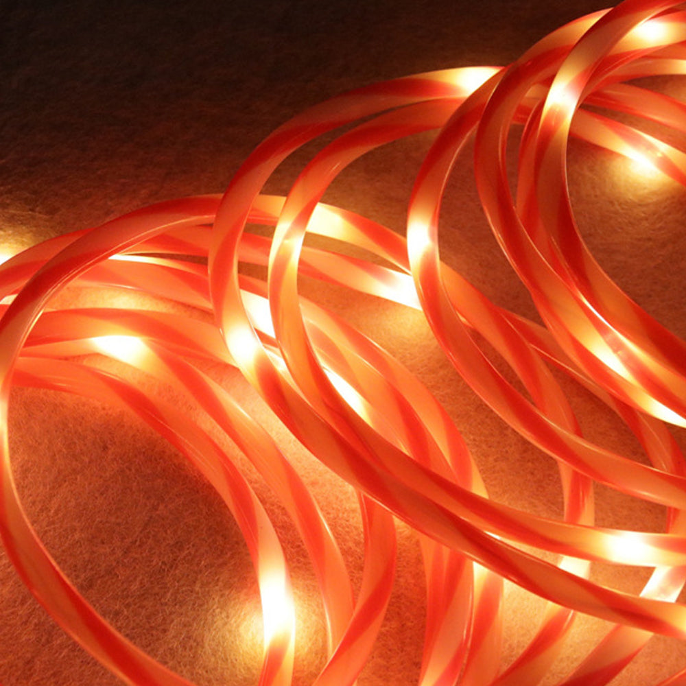 22M 200LED Candy Cane Rope Light without Controller