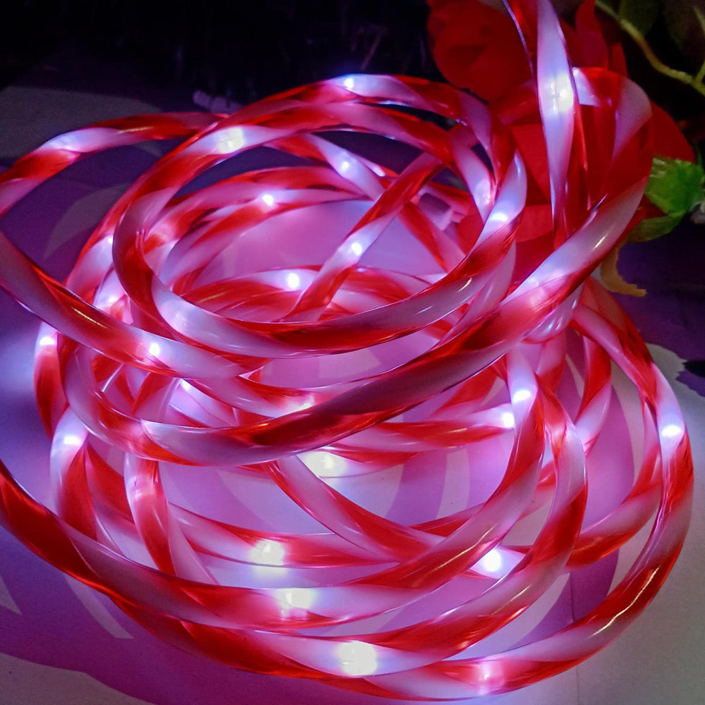 22M 200LED Candy Cane Rope Light without Controller
