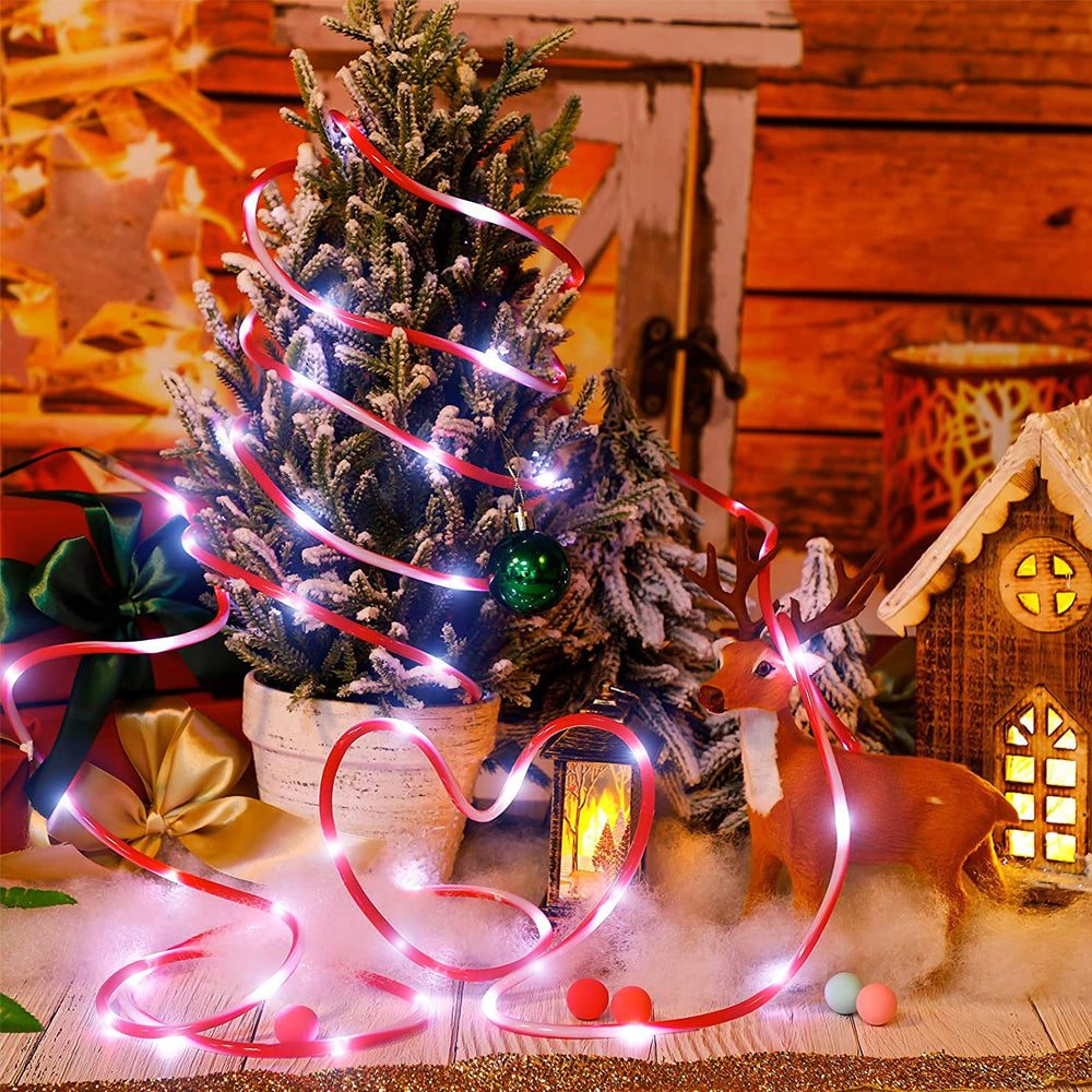 22M 200LED Candy Cane Rope Light without Controller
