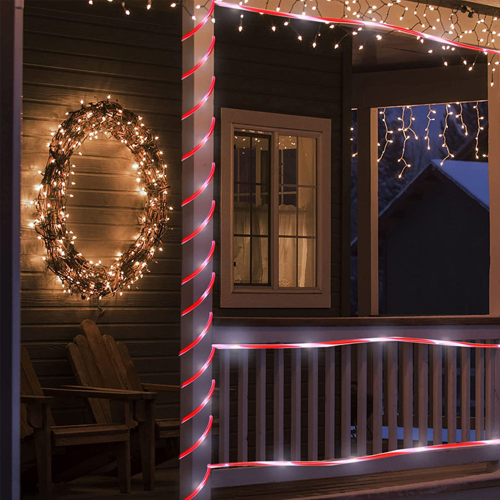 22M 200LED Candy Cane Rope Light without Controller