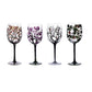 4Pcs Set Four Seasons Tree Hand-painting Wine Glasses Goblet Champagne Cup