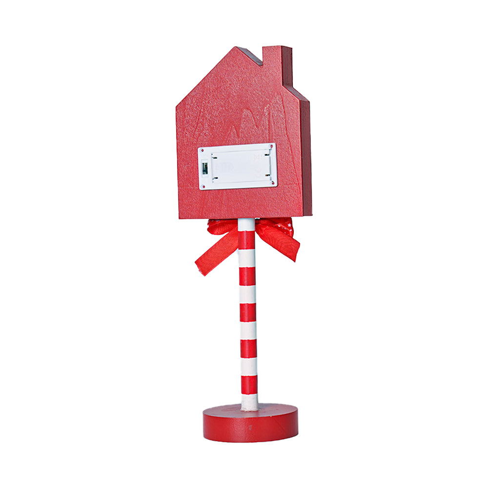 Christmas LED Road Sign Table Light-House