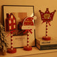 Christmas LED Road Sign Table Light-House