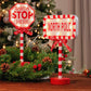 Christmas LED Road Sign Table Light-Rectangular