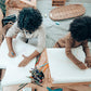 DIY White Painting Roll Tent Graffiti Cloth