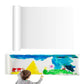 DIY White Painting Roll Tent Graffiti Cloth