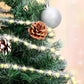 2Pcs 20 LED Lights Hanging Christmas Garland Decorative String Lights for Christmas Tree