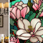 2 Sheets Static Cling Privacy Window Sticker-Flowers