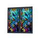 2 Sheets Static Cling Privacy Window Sticker-3 Birds