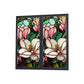 2 Sheets Static Cling Privacy Window Sticker-Flowers