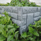 6Pcs Plastic Garden Landscape Edging Borders 1.5M Flower Bed Borders Garden Lawn Fence