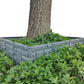 6Pcs Plastic Garden Landscape Edging Borders 1.5M Flower Bed Borders Garden Lawn Fence