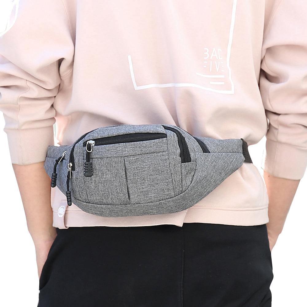 Unisex Sling Bag Chest Pack Fanny Pack Sports Waist Bag Wallet