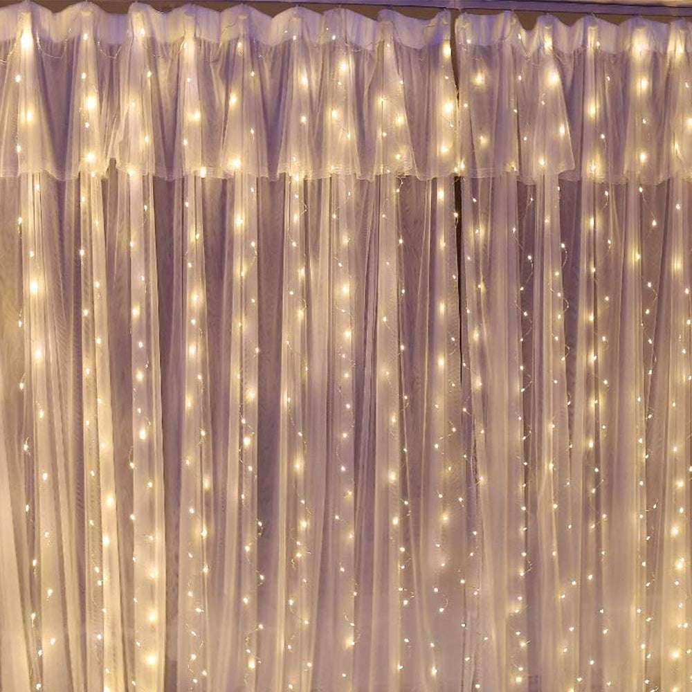3M Christmas LED Curtain String Light