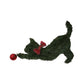 Cat/Dog Shaped Christmas Wreath-Cat with Plaid Bow
