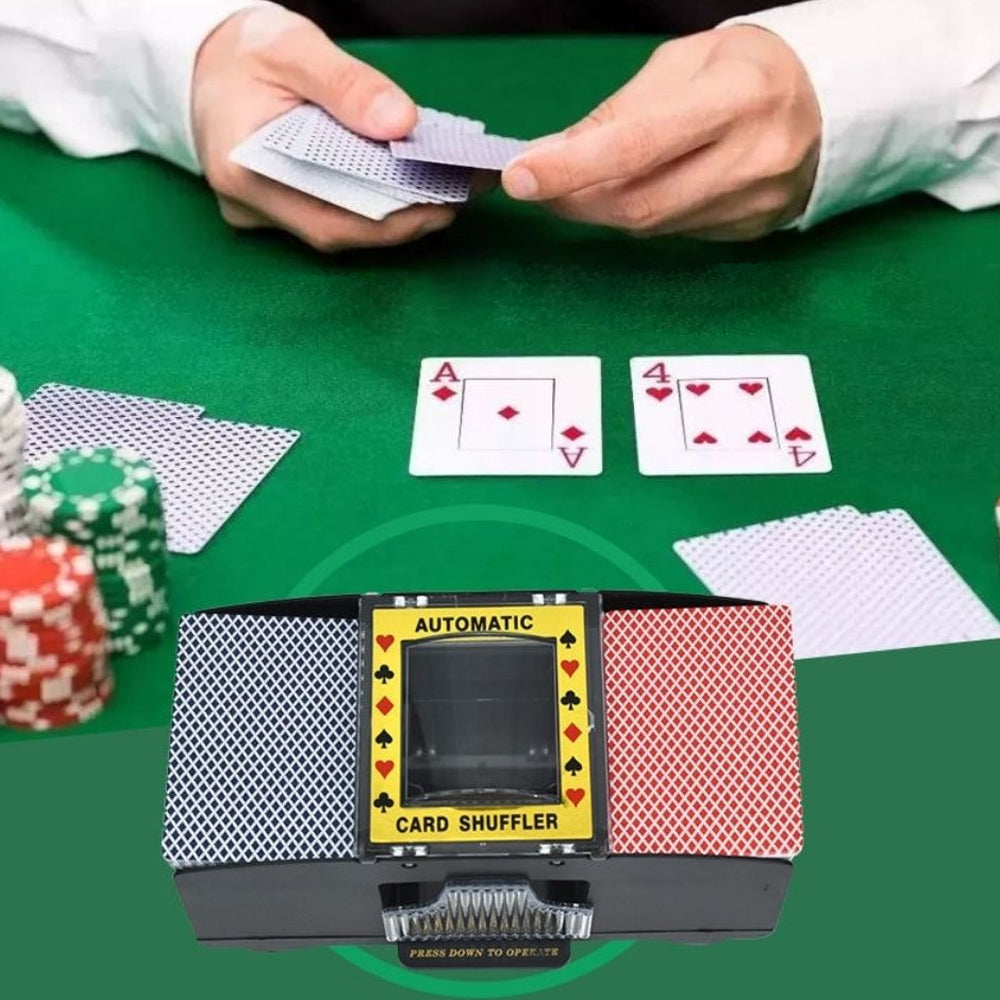 Battery Operated Automatic 1-2 Deck Poker Shuffler Machine