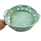 2Pcs Round Foldable Air Fryer Silicone Pot Reusable Air Fryer Basket Oven Baking Tray Pan Air Fryer Liner