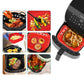 2Pcs Square Foldable Air Fryer Silicone Liner