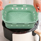 2Pcs Square Foldable Air Fryer Silicone Liner